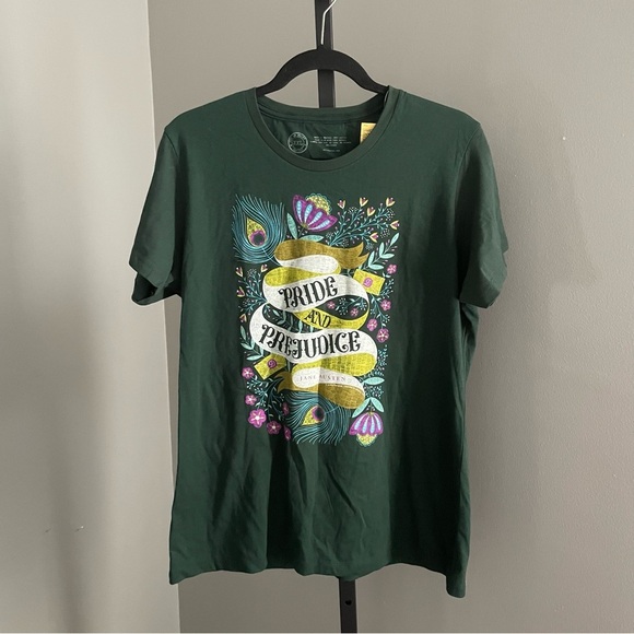 NWT Out of Print Pride and Prejudice Women's Crew T-Shirt Size XXL - Picture 2 of 6